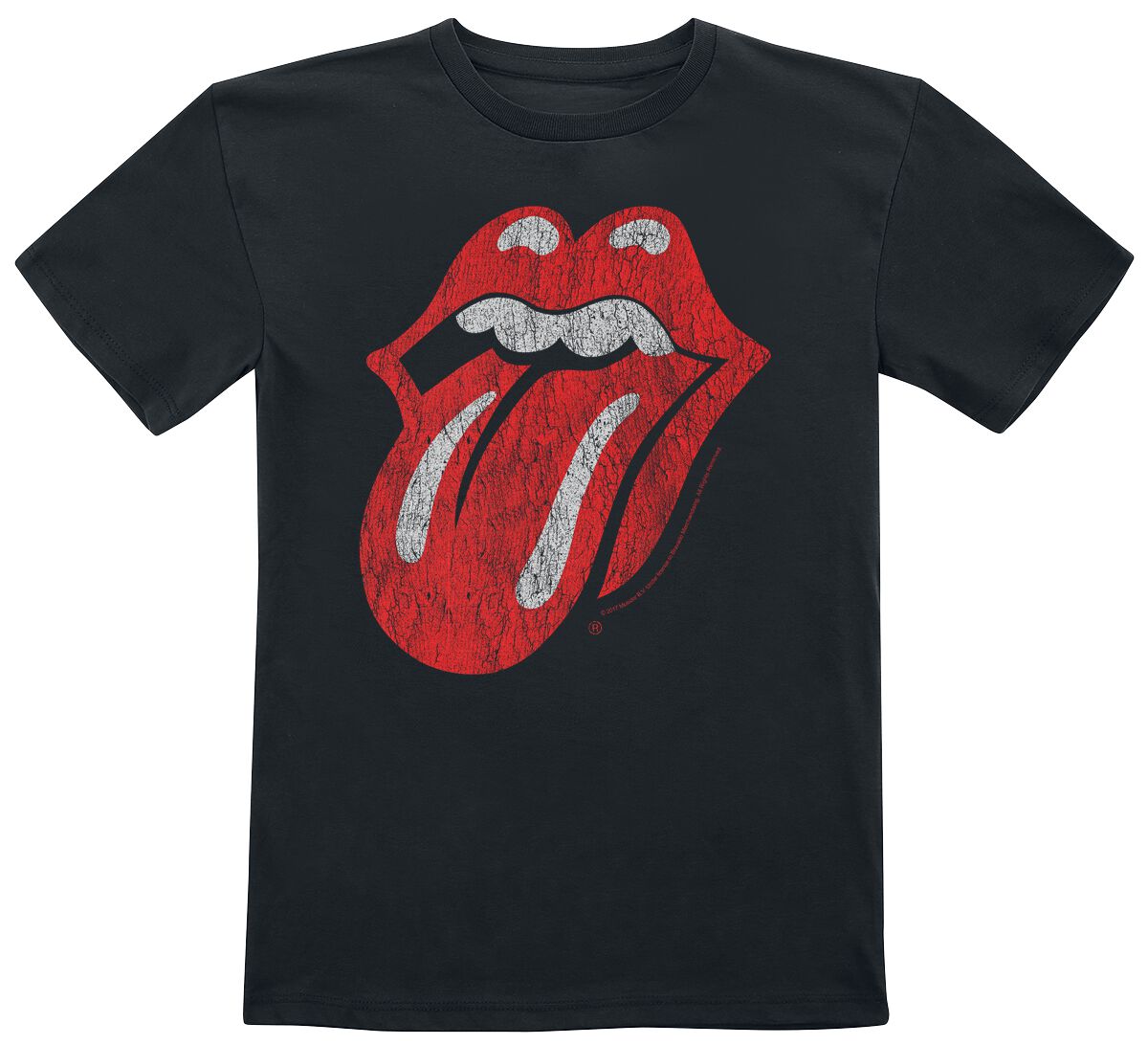 The Rolling Stones Metal-Kids - Tongue T-Shirt black