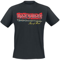 POM Red Strip Logo Tracklist, Iron Maiden, T-Shirt