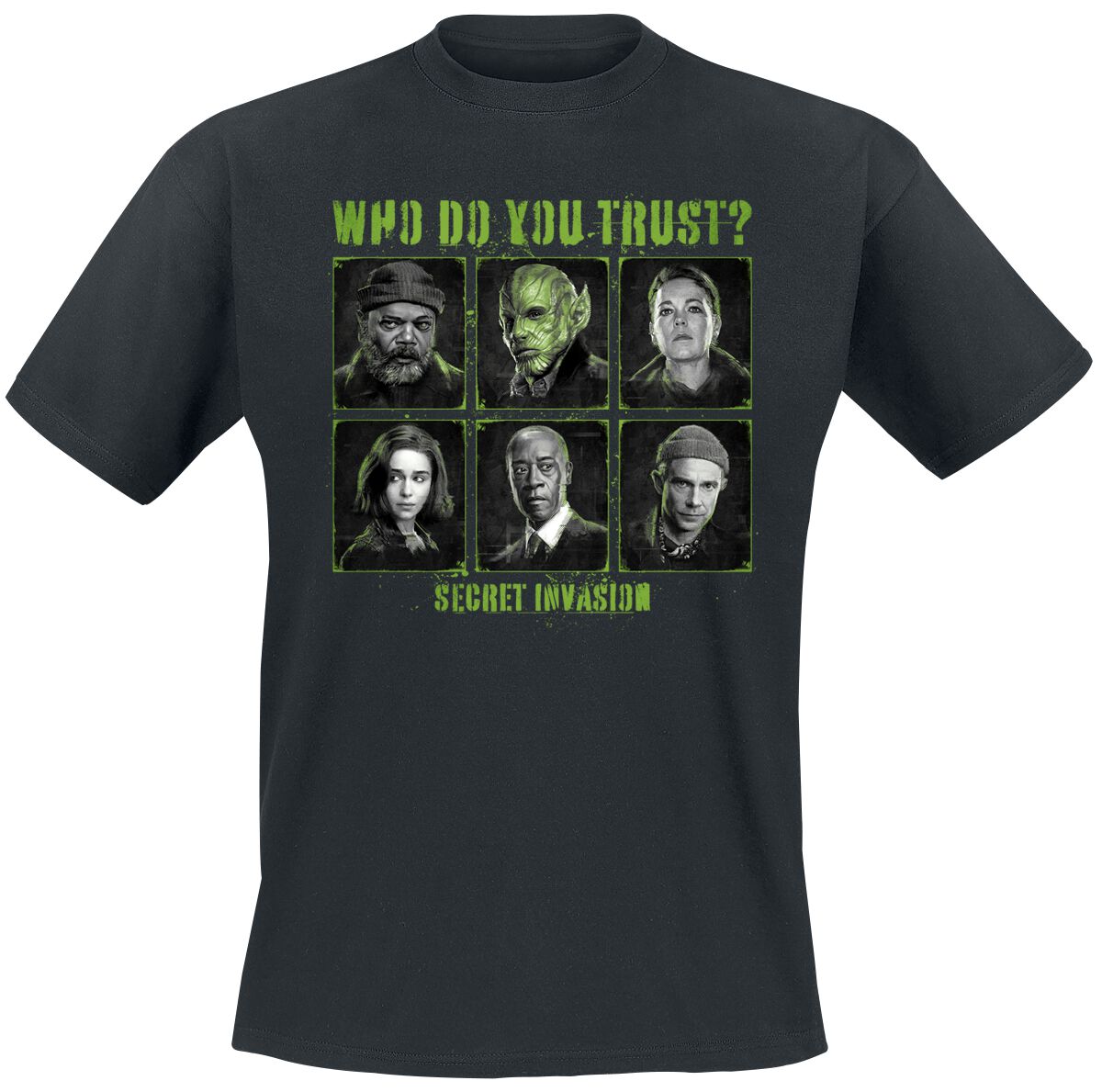 Secret Invasion - Marvel T-Shirt - Who Do You Trust? - S bis XXL - für Männer - Größe XXL - schwarz  - EMP exklusives Merchandise!