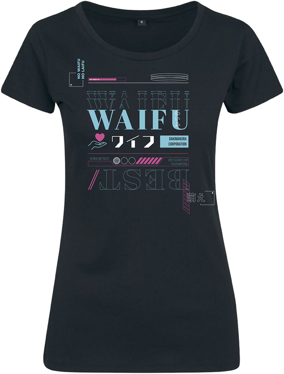 Funshirt Graphical Waifu XX T-Shirt schwarz Funshirt Graphical Waifu XX T-Shirt schwarz