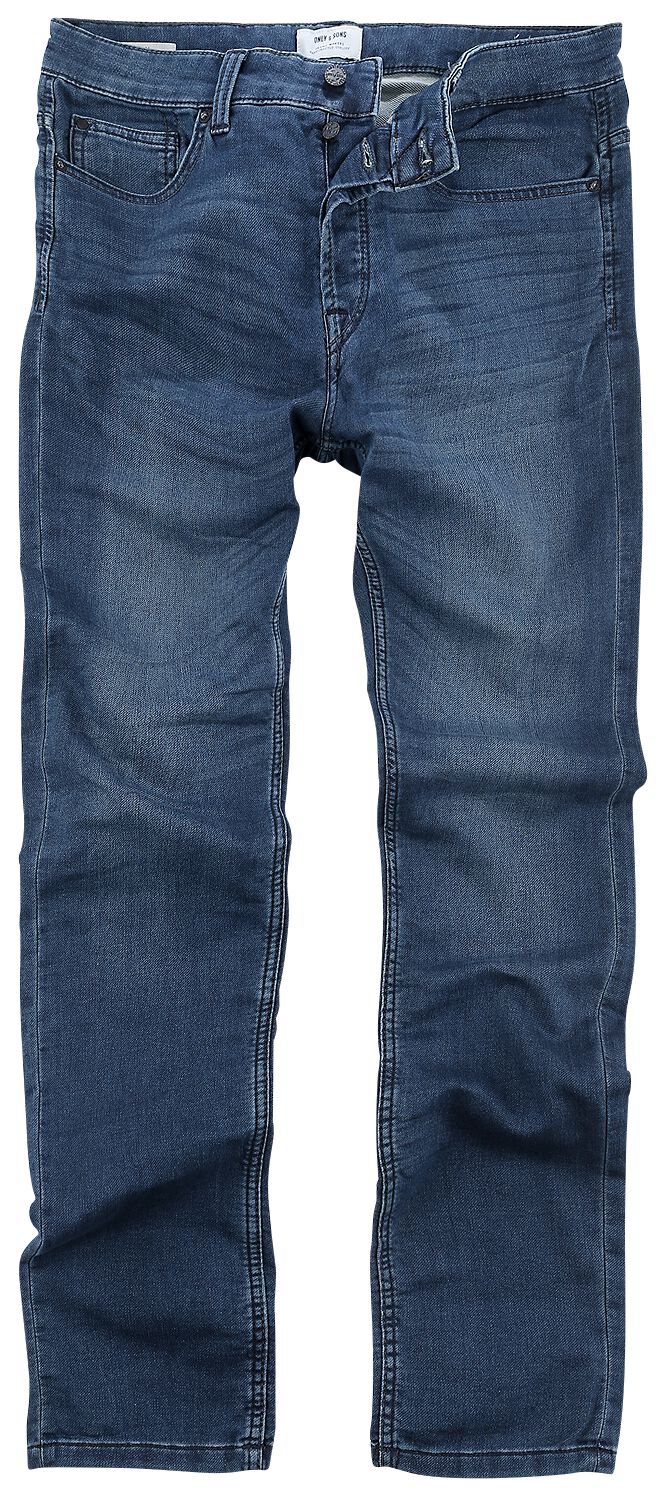 ONLY and SONS Jeans - Loom - W30L32 bis W36L32 - für Männer - Größe W32L32 - blau