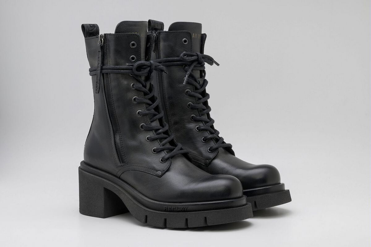 Replay Footwear Boot - Avryl Zipper - EU36 bis EU41 - für Damen - Größe EU41 - schwarz