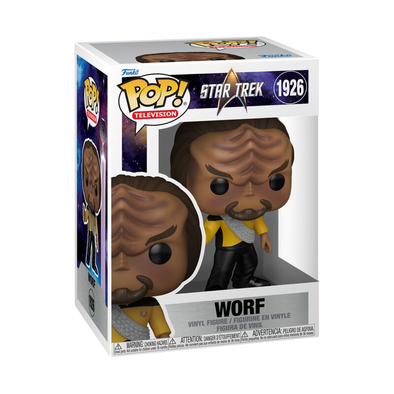 Star Trek - Worf Vinyl Figur 1926 - Funko Pop! Figur - Funko Shop Deutschland - Lizenzierter Fanartikel