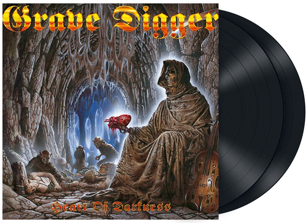 Levně Grave Digger Heart of darkness 2-LP černá