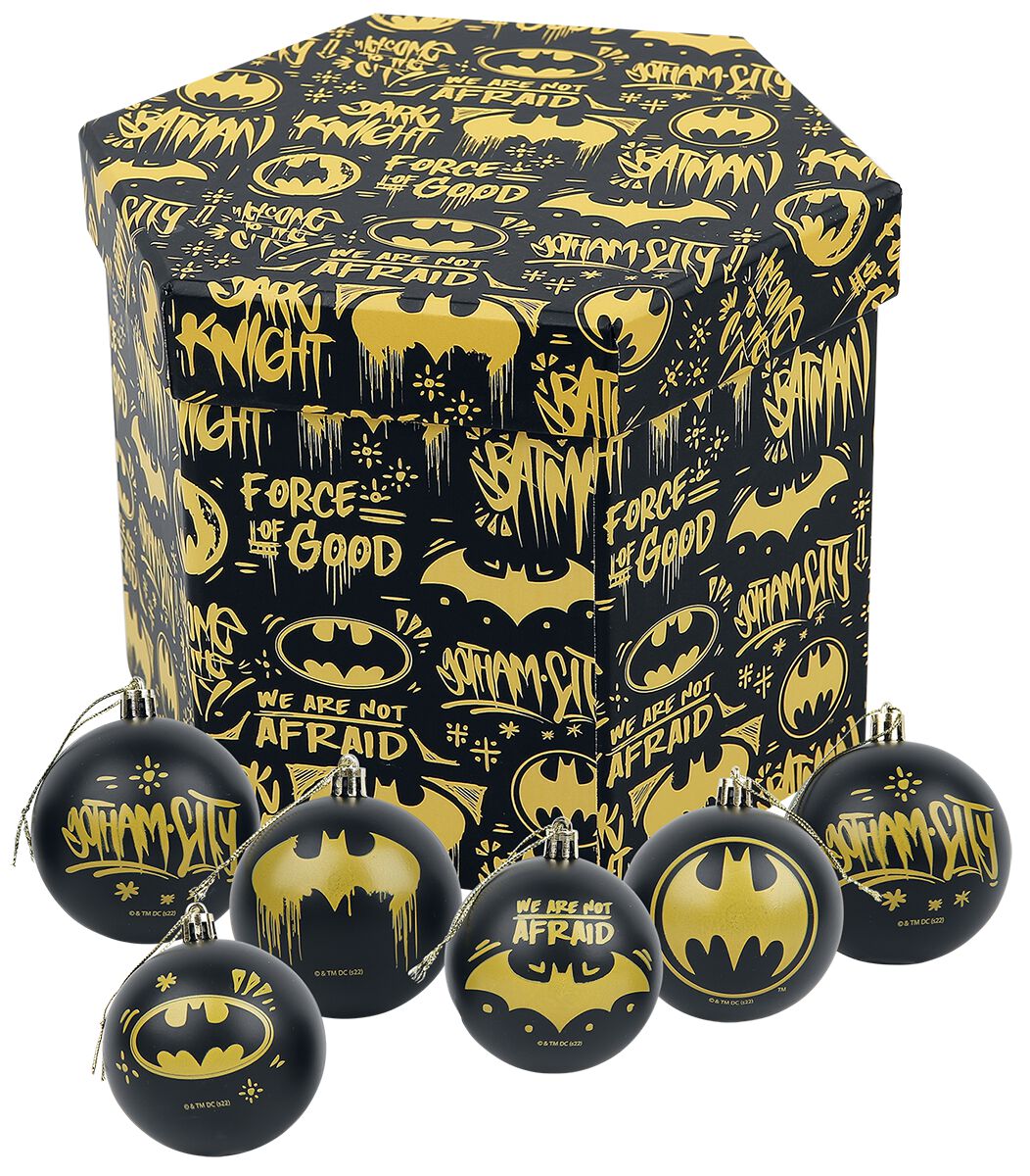 Boules de Batman - Symbole - pour Unisexe - noir