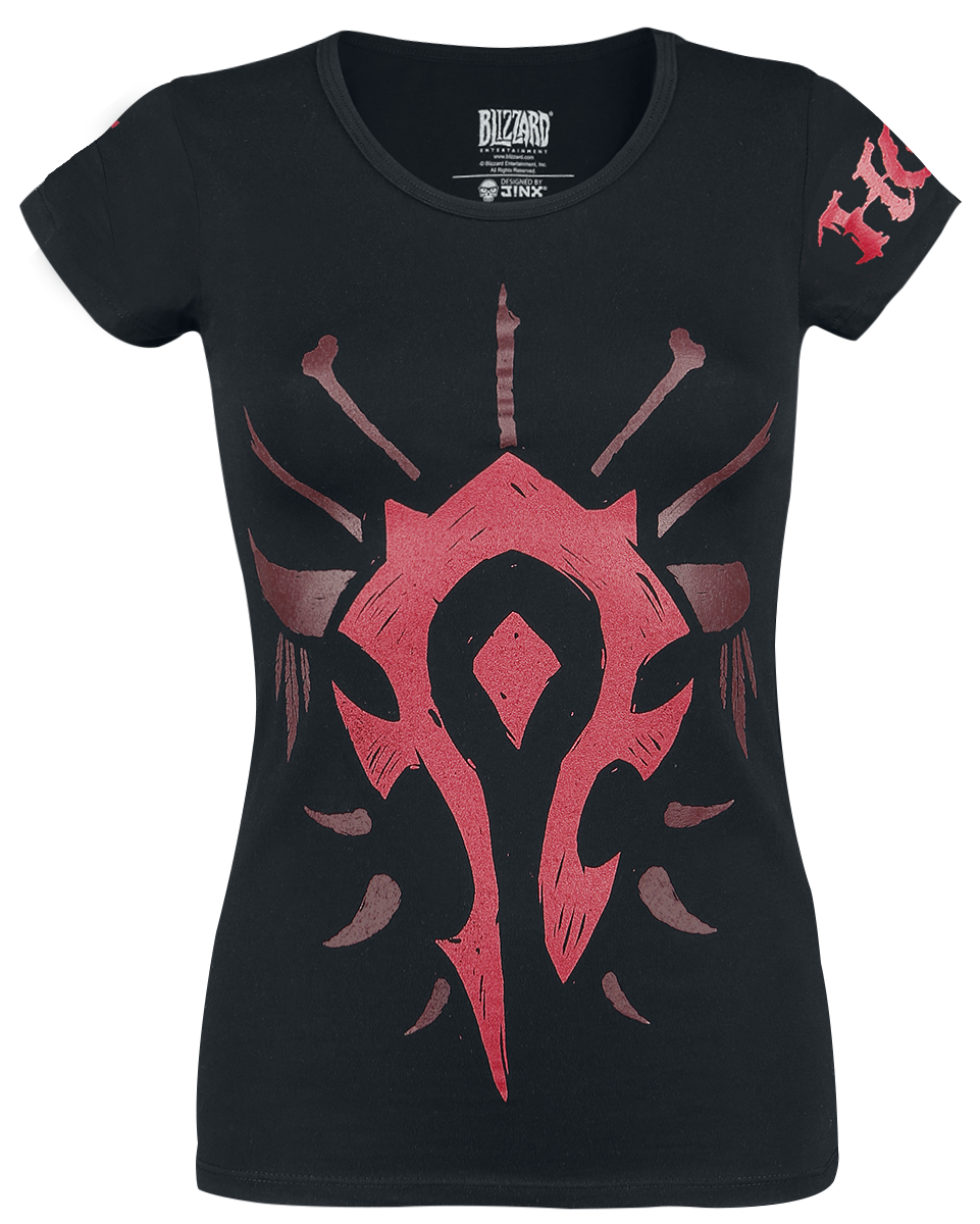 World Of Warcraft - Horde Classic - Girls shirt - black image