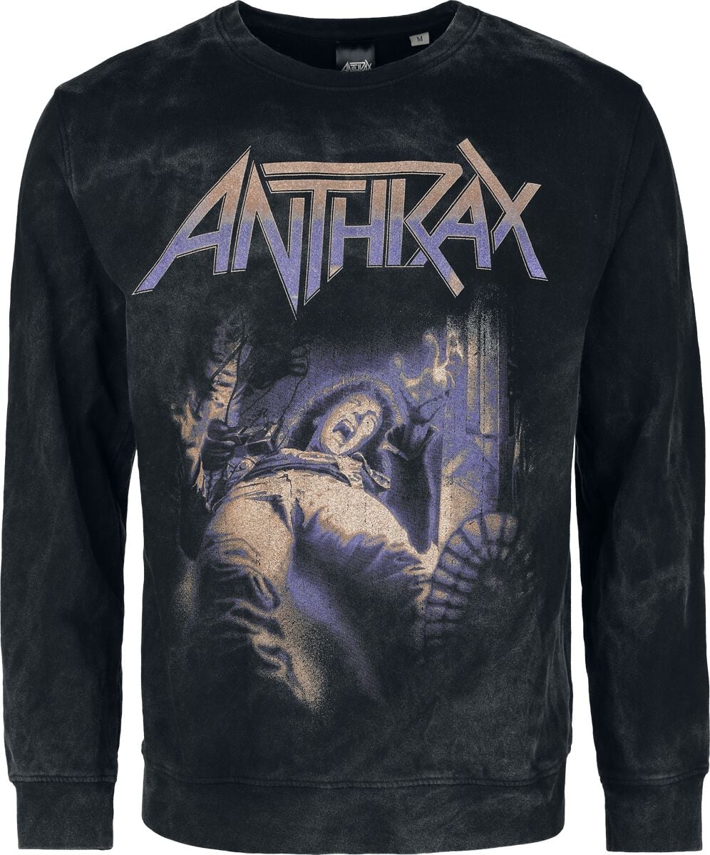 Anthrax Sweatshirts - Spreading - S tot XXL - voor Vrouwen - antraciet