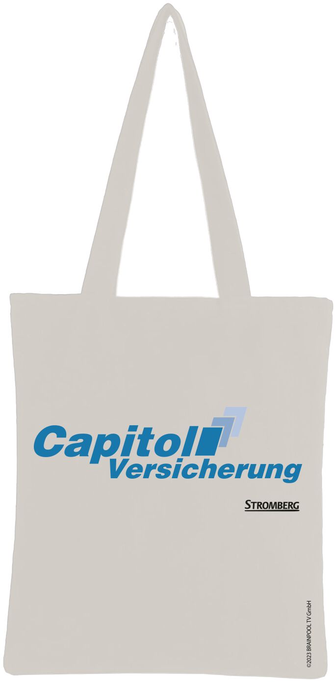 Stromberg Capitol Versicherung Stofftasche natur