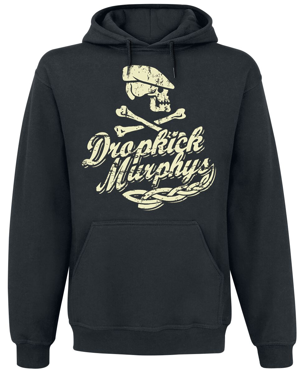 Levně Dropkick Murphys Scully Skull Ship Mikina s kapucí černá