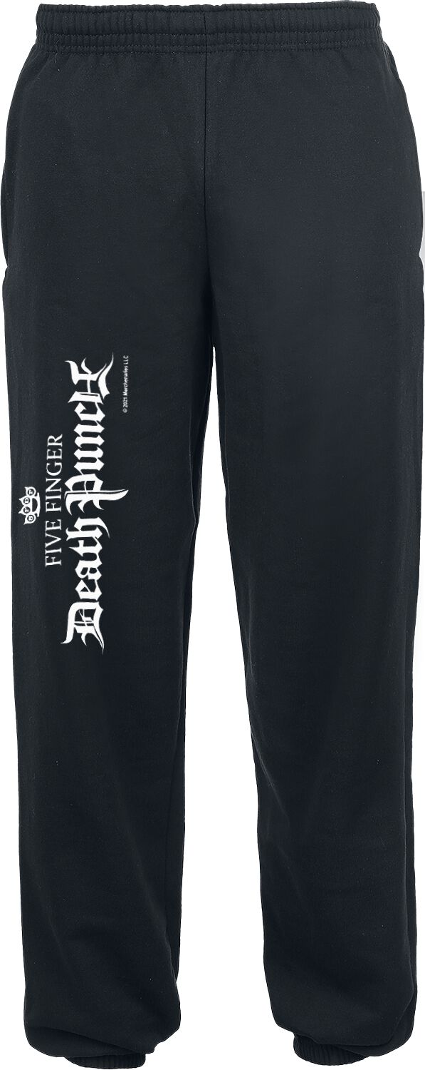 Five Finger Death Punch Trainingshose - Knuckles - S - für Männer - Größe S - schwarz  - Lizenziertes Merchandise!