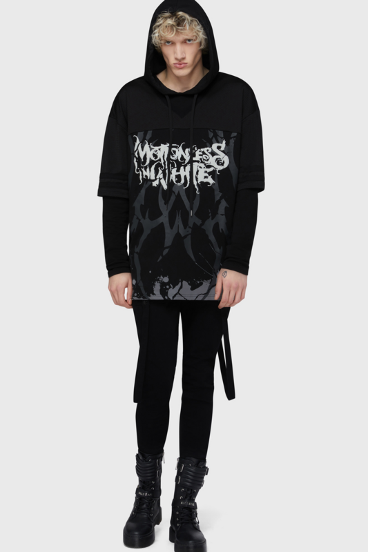 4068143421249 - Masked for Death Hoodie Kapuzenpullover schwarz in M