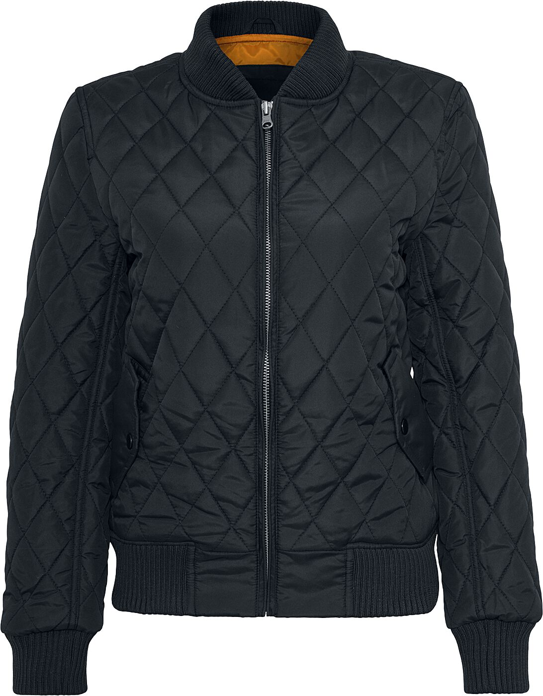 Urban Classics Ladies Diamond Quilt Nylon Jacket Between-seasons Jacket black