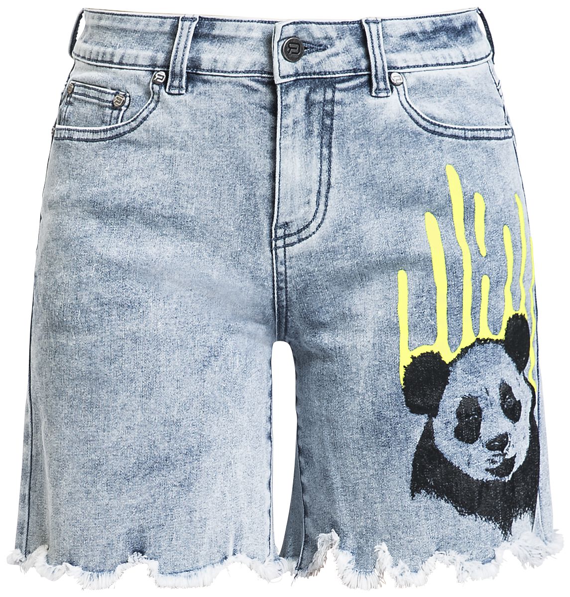 RED by EMP Shorts mit Panda-Bär Print Short hellblau