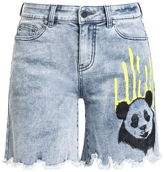 Shorts mit Panda-Bär Print, RED by EMP, Short