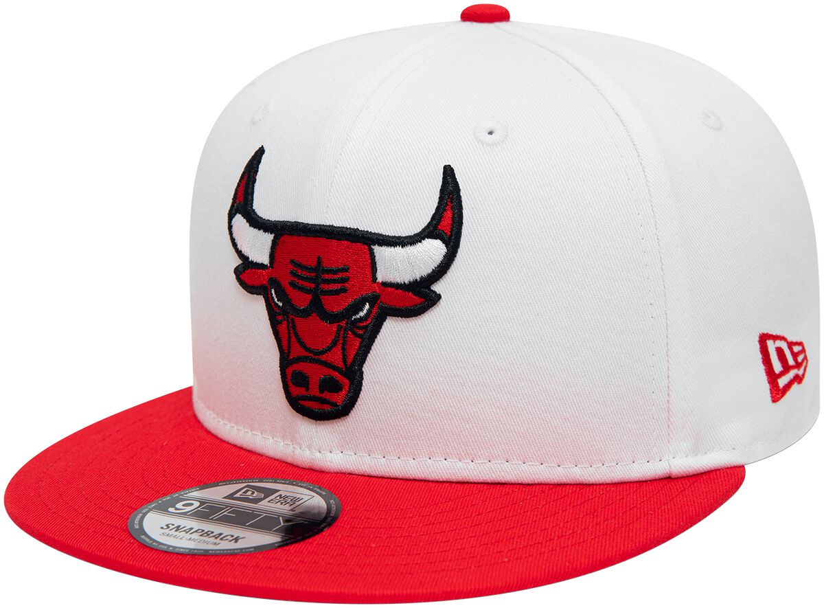 New Era - NBA White Crown Patches 9FIFTY Chicago Bulls Cap multicolor
