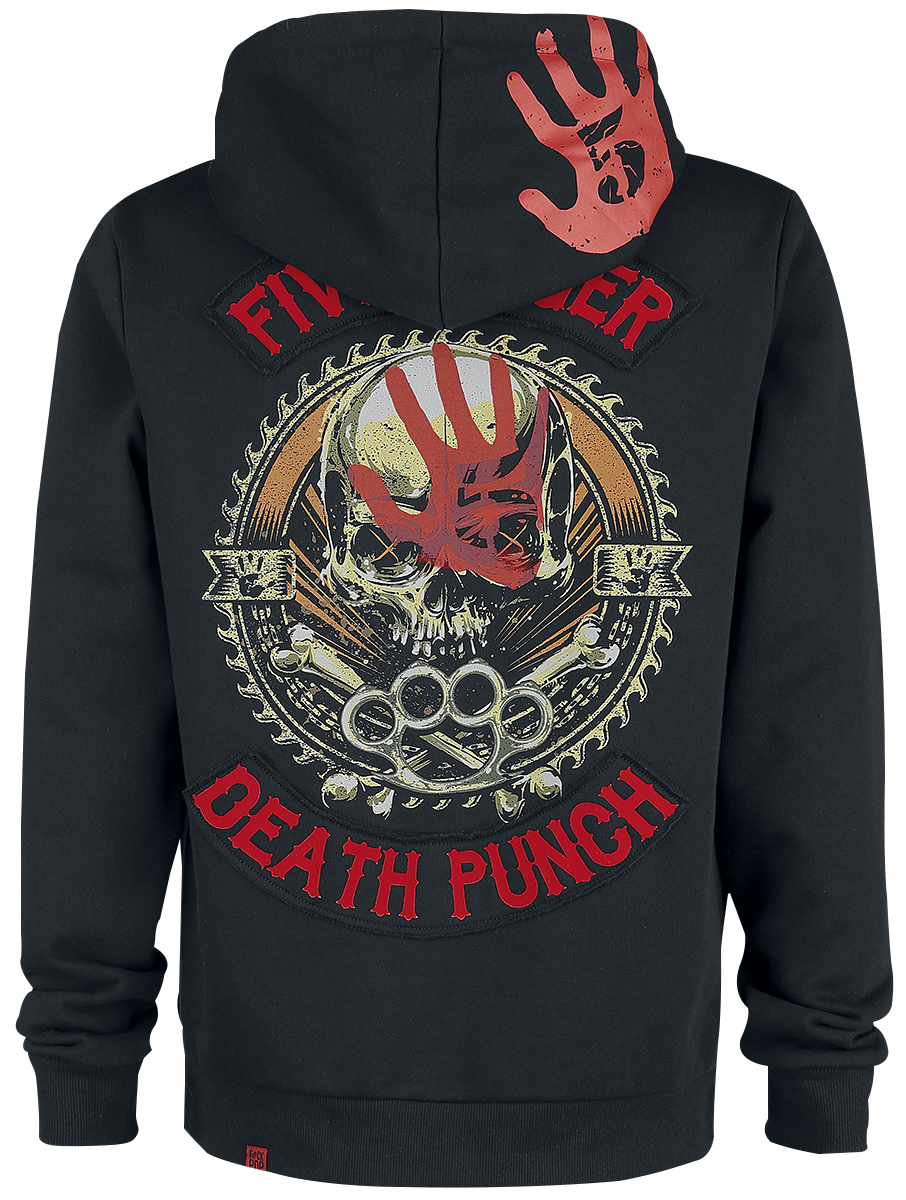 Five Finger Death Punch EMP Signature Collection Kapuzenjacke schwarz rot