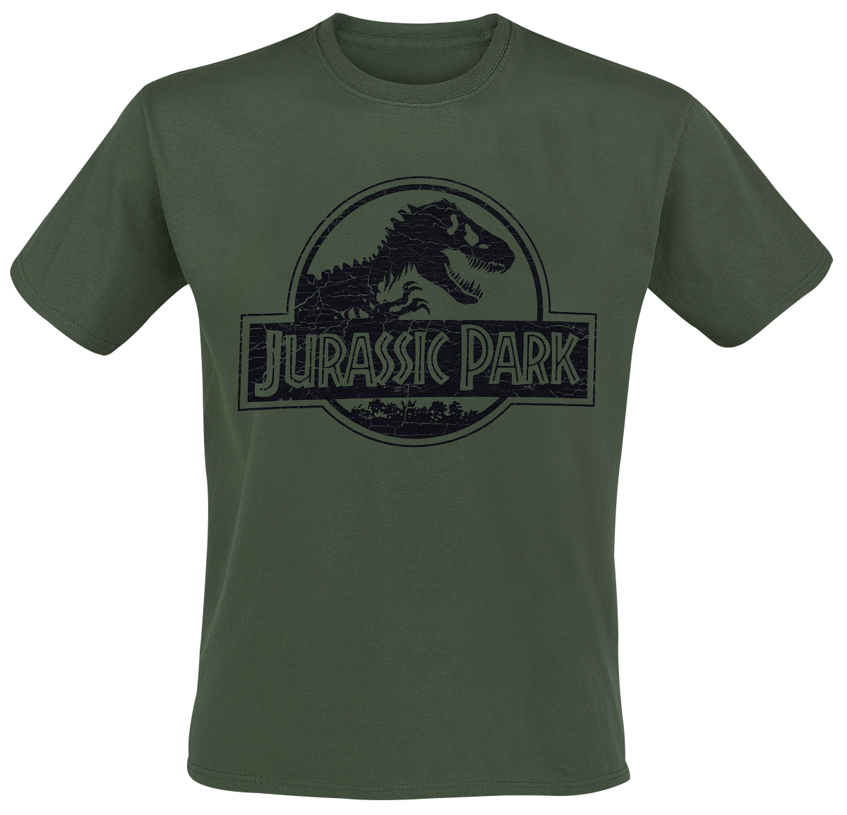 Jurassic Park - Logo - T-Shirt - grün