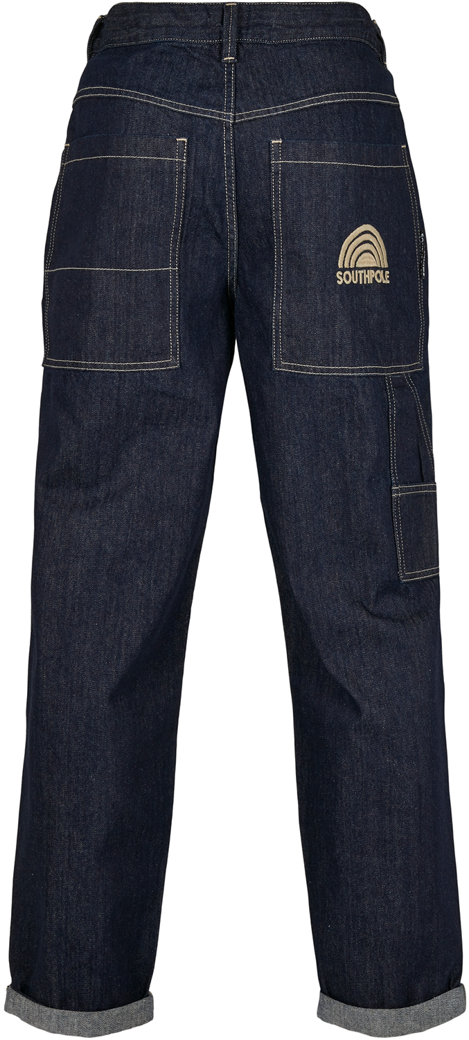 Southpole Jeans - Southpole Embroidery Denim - W30L30 bis W31L30 - für Männer - Größe W30L30 - blau