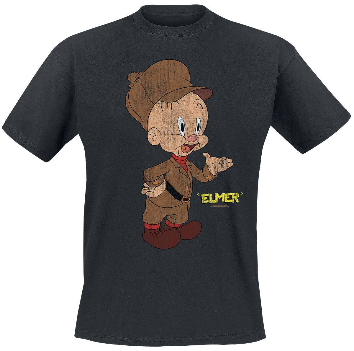 Looney Tunes Elmer Fudd T-Shirt black
