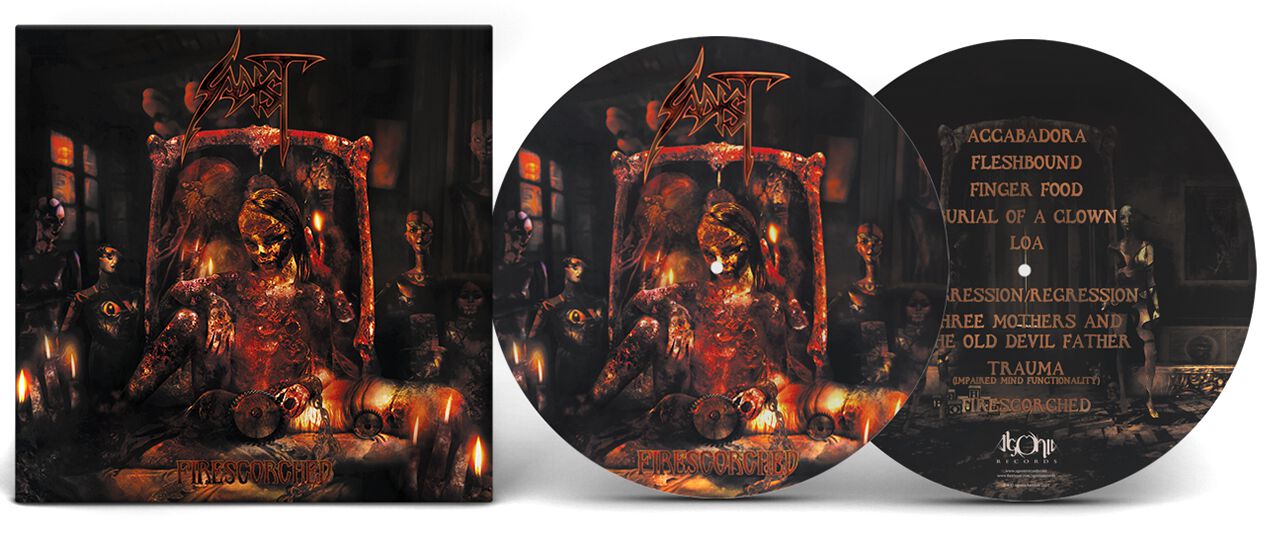 Image of Sadist Firescorched LP Picture