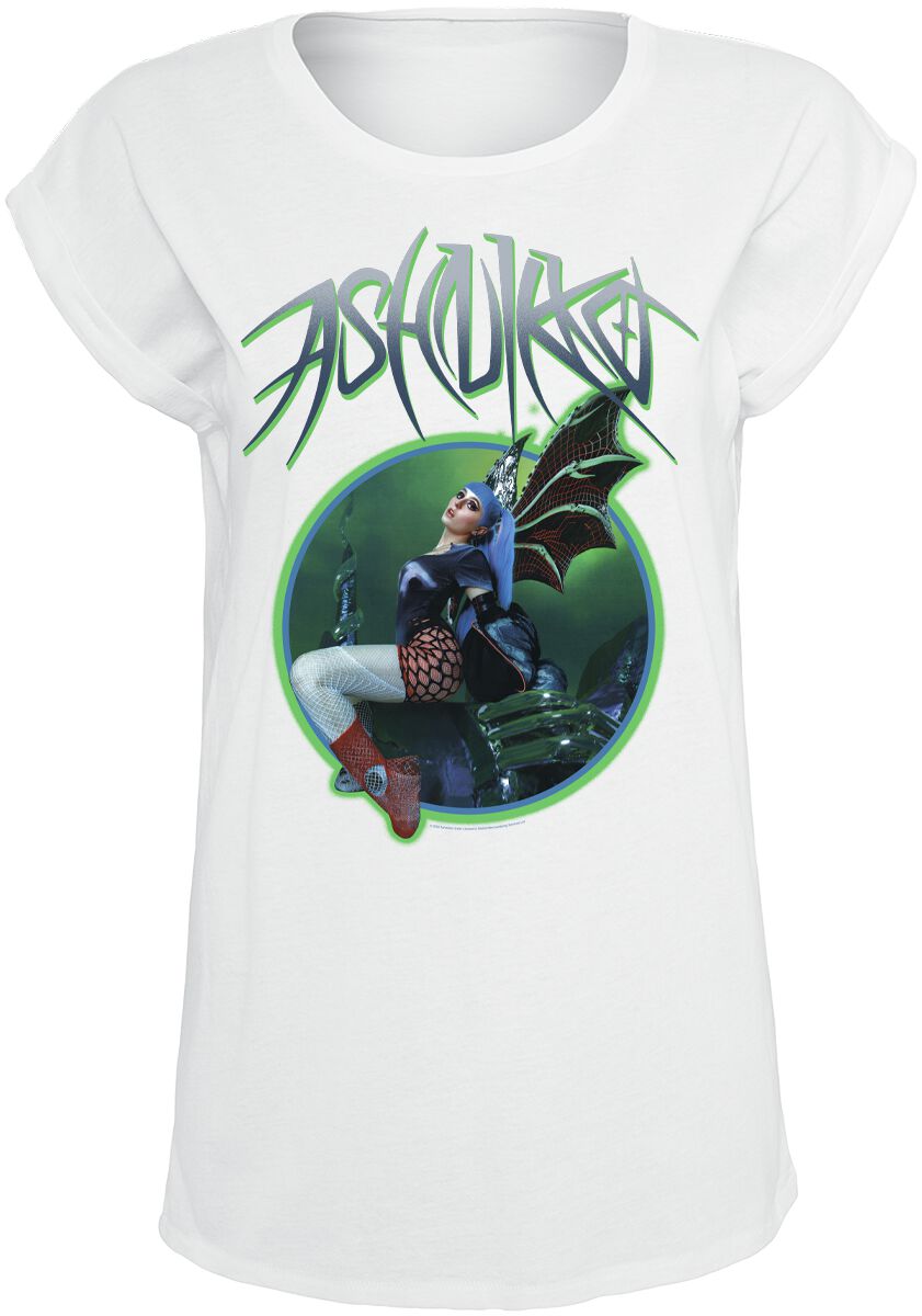 Ashnikko Dragon Photo T-Shirt weiß