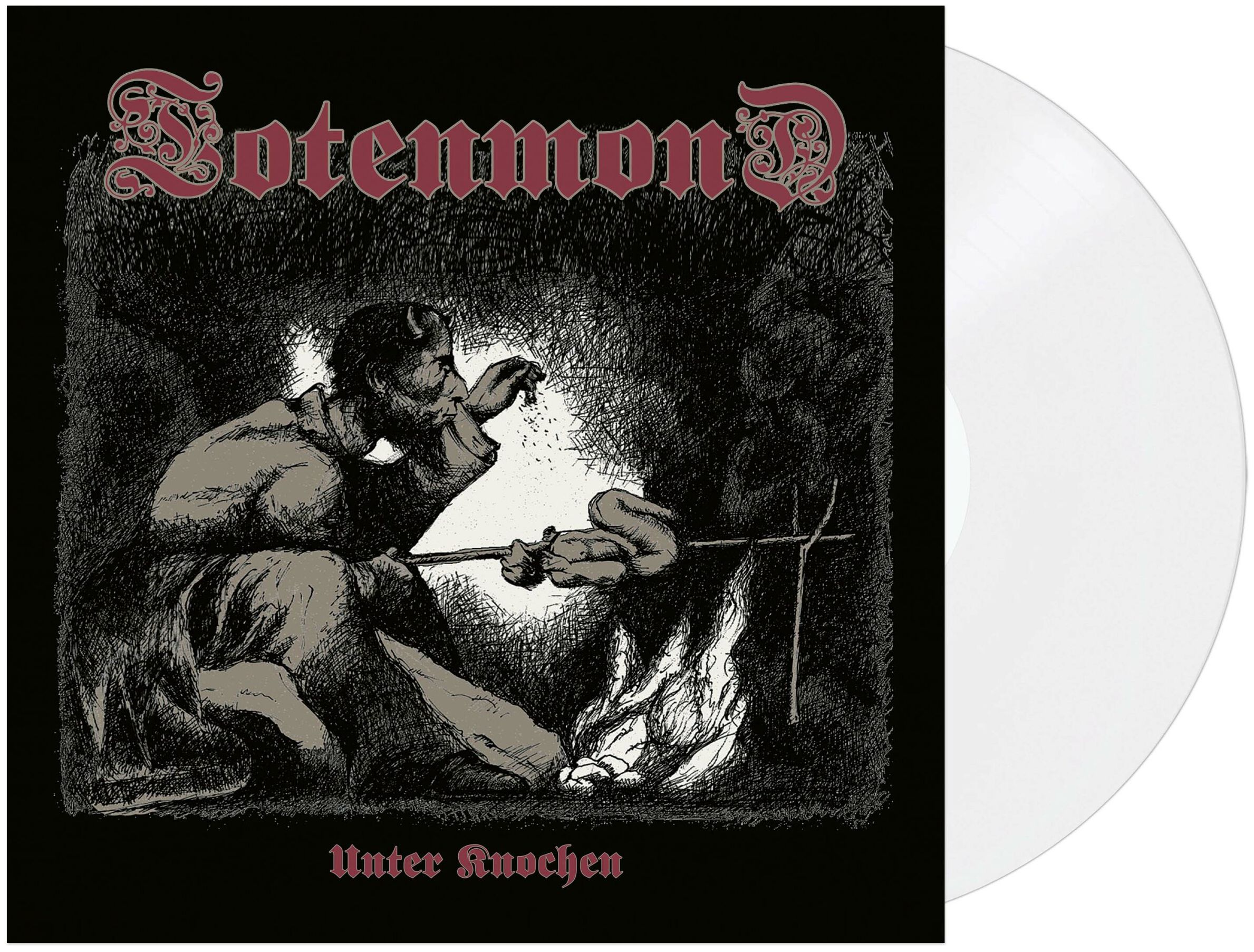Totenmond Unter Knochen LP white