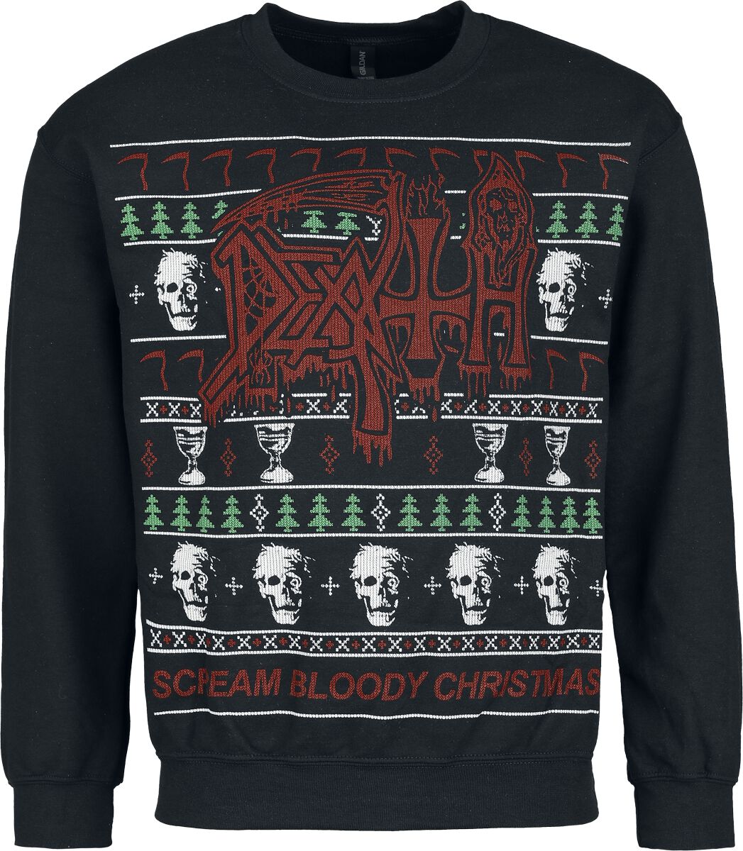 5056365736745 - Holiday Sweater - Scream Bloody Christmas Weihnachtspullover schwarz in XL