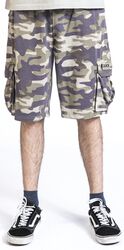 Camouflage Sweatshorts, Black Premium by EMP, Short