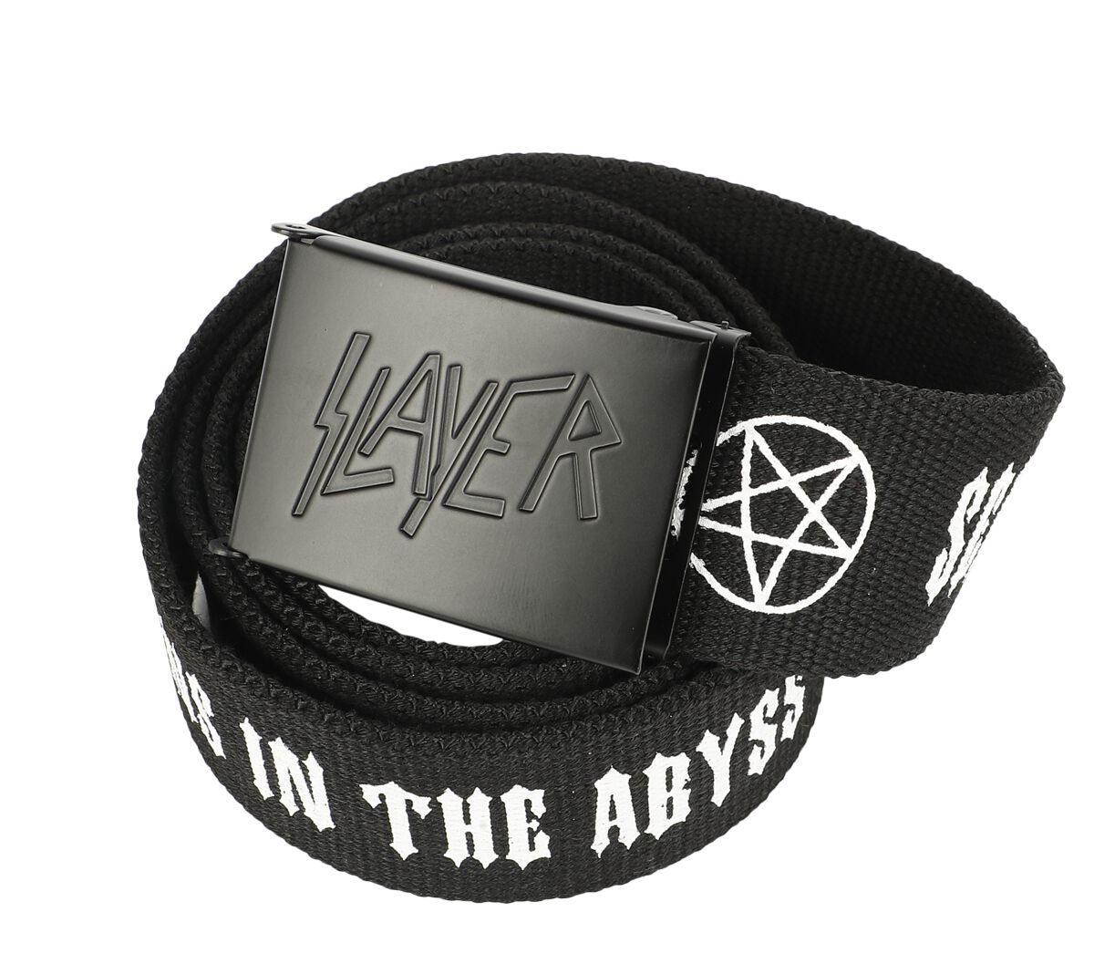 Slayer Gürtel - Logo - schwarz  - EMP exklusives Merchandise!