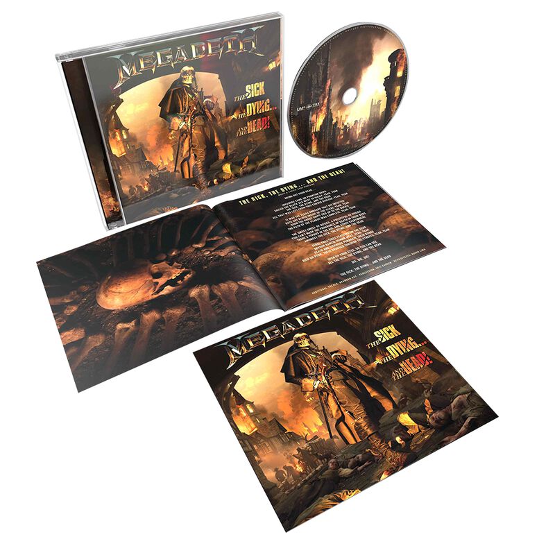 Band Merch Megadeth The sick, the dying... and the dead  | Megadeth CD
