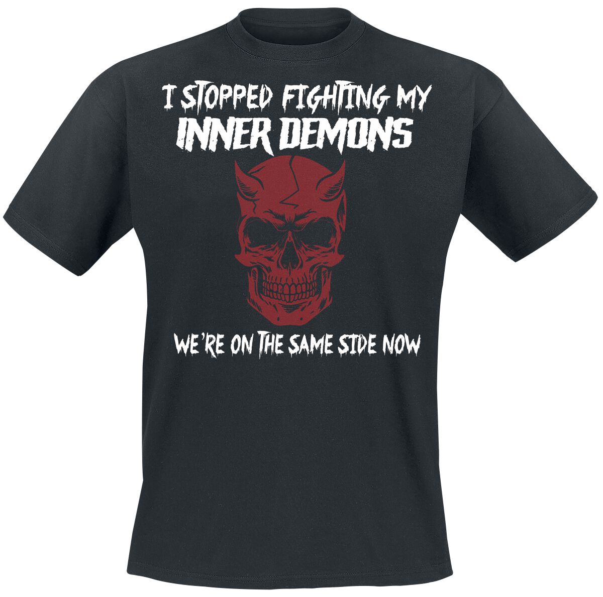 Sprüche My Inner Demons T-Shirt schwarz in M