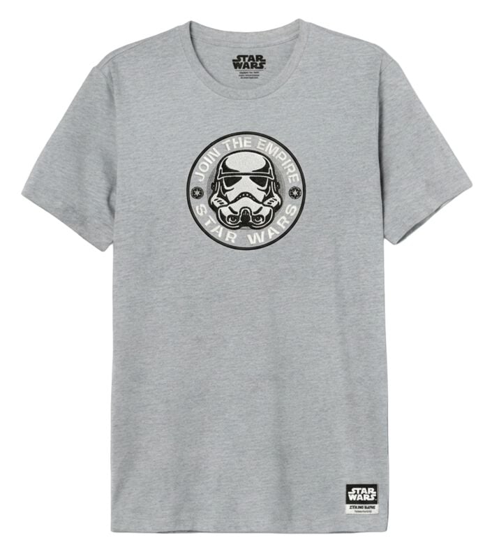 Star Wars - Disney T-shirt - Stormtrooper - Join The Empire - S XXL - för Herr - grå