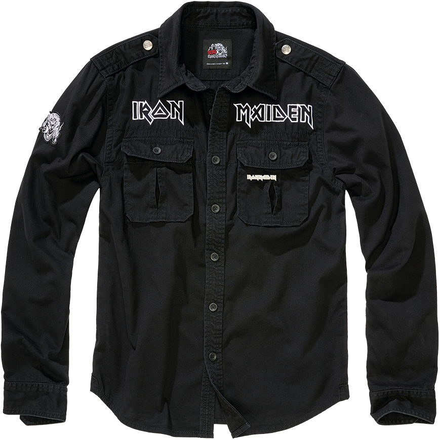 Iron Maiden - Vintage Shirt Eddie - Langarmhemd - schwarz