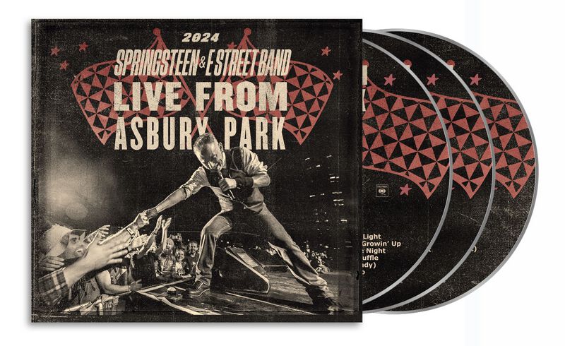 Live from Asbury Park 2024 von Bruce Springsteen - 3-CD (Digipak)