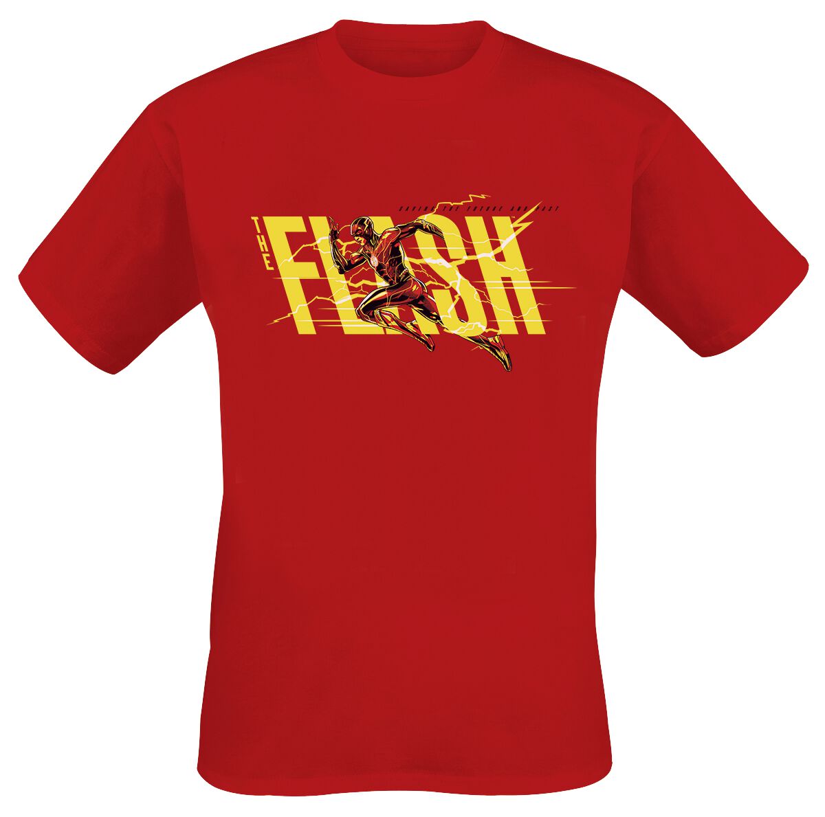 Levně The Flash Lightning Dash Tričko červená