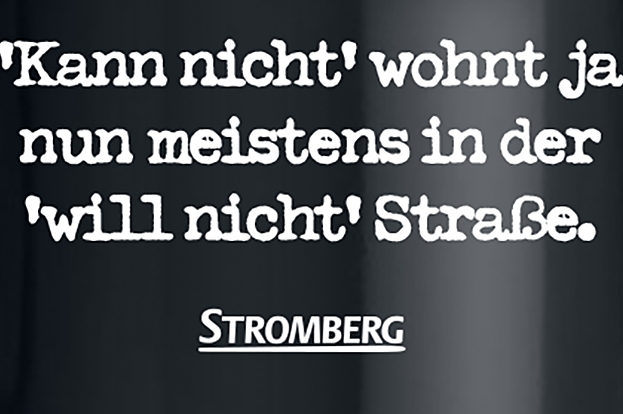 Stromberg Kann nicht Tasse schwarz
