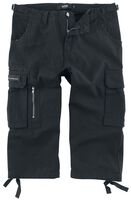 3/4 Army Vintage Shorts, Black Premium by EMP, Short