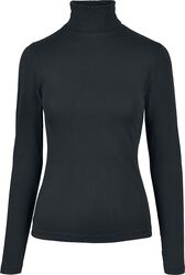 Ladies Basic Turtleneck Longsleeve, Urban Classics, Sweatshirt