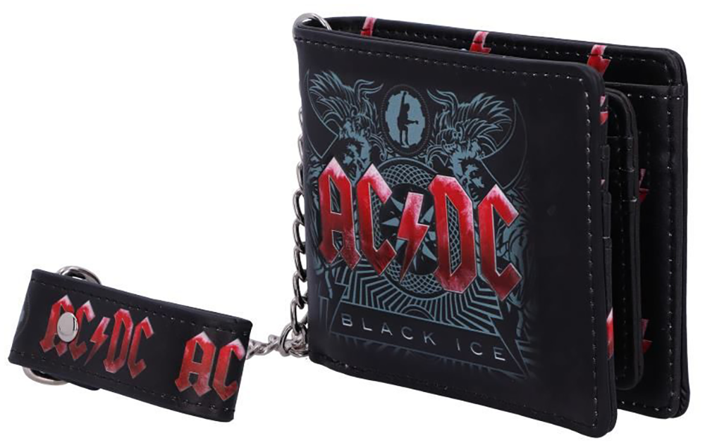 AC/DC  Wallet - Black Ice - for Men - ACDC Wallet