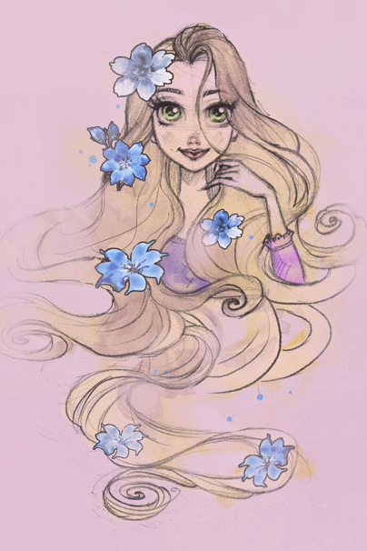 Rapunzel - Neu verföhnt Kids - Let Down Your Hair T-Shirt rosa