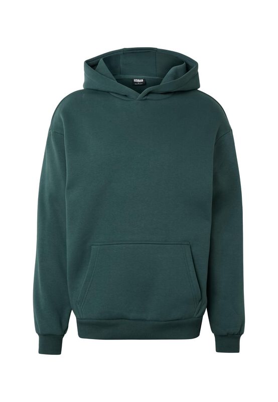 Urban Classics Huppari - Fluffy Hoodie huppari - S- 3XL - varten Miehet - Pullonvihreä