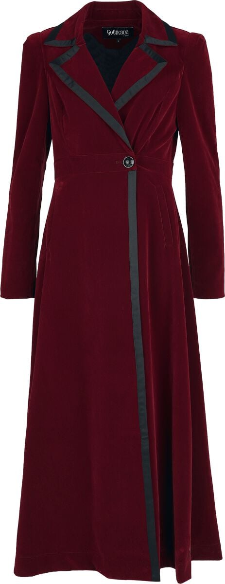 Gothicana by EMP Countess Bathory Mantel dunkelrot in L