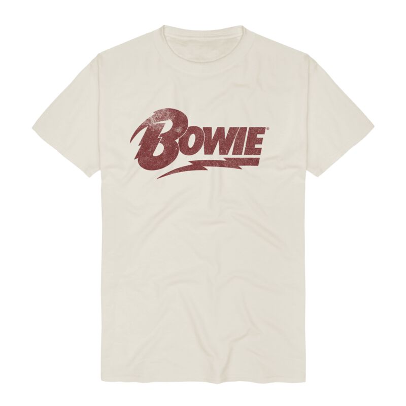 T-Shirt - Diamond Dogs Tour 1974 - S bis 3XL - für Männer - Größe S - natur - Lizenziertes Merchandise! - Männer - male