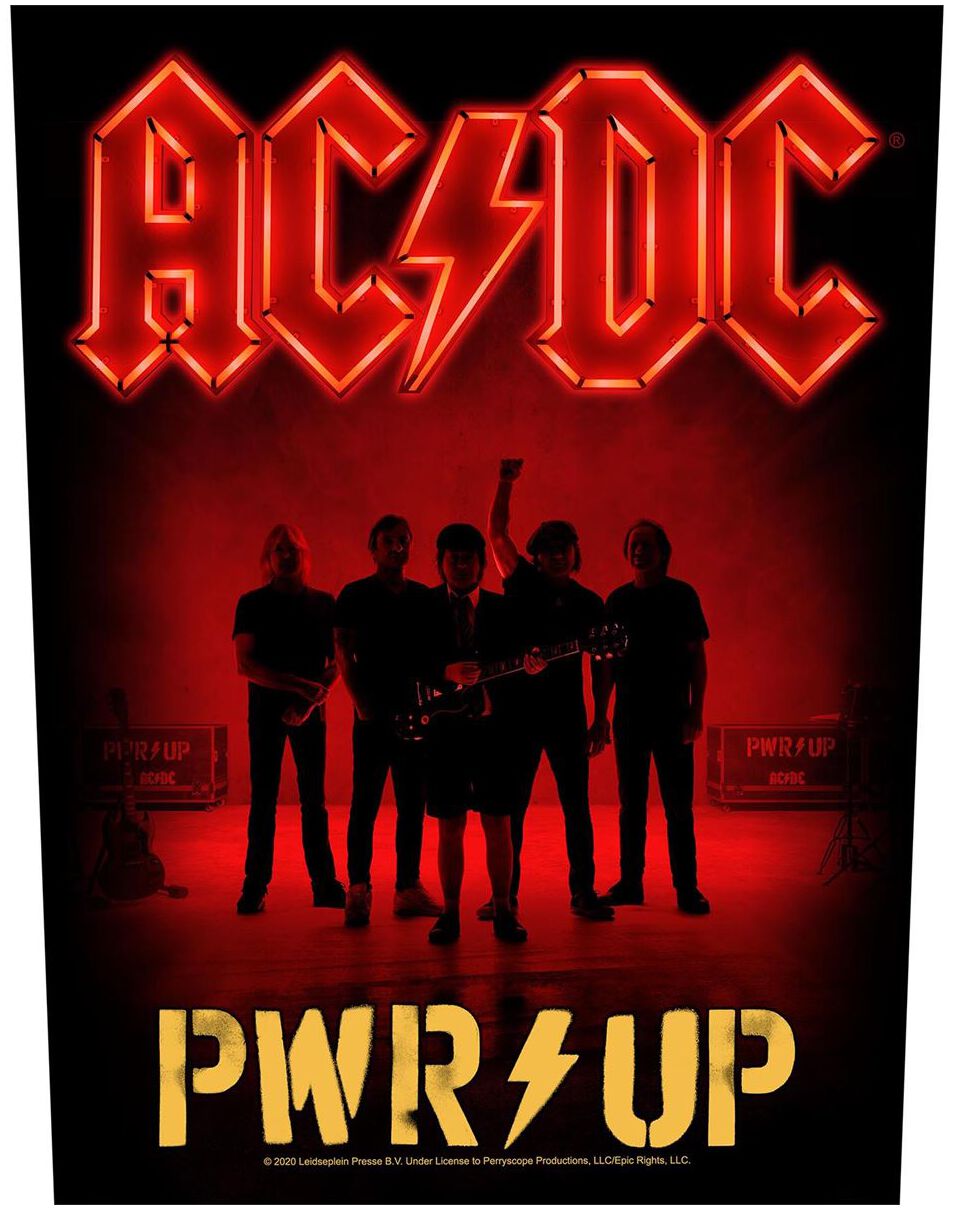 AC/DC PWR Up - Band Back Patch multicolour