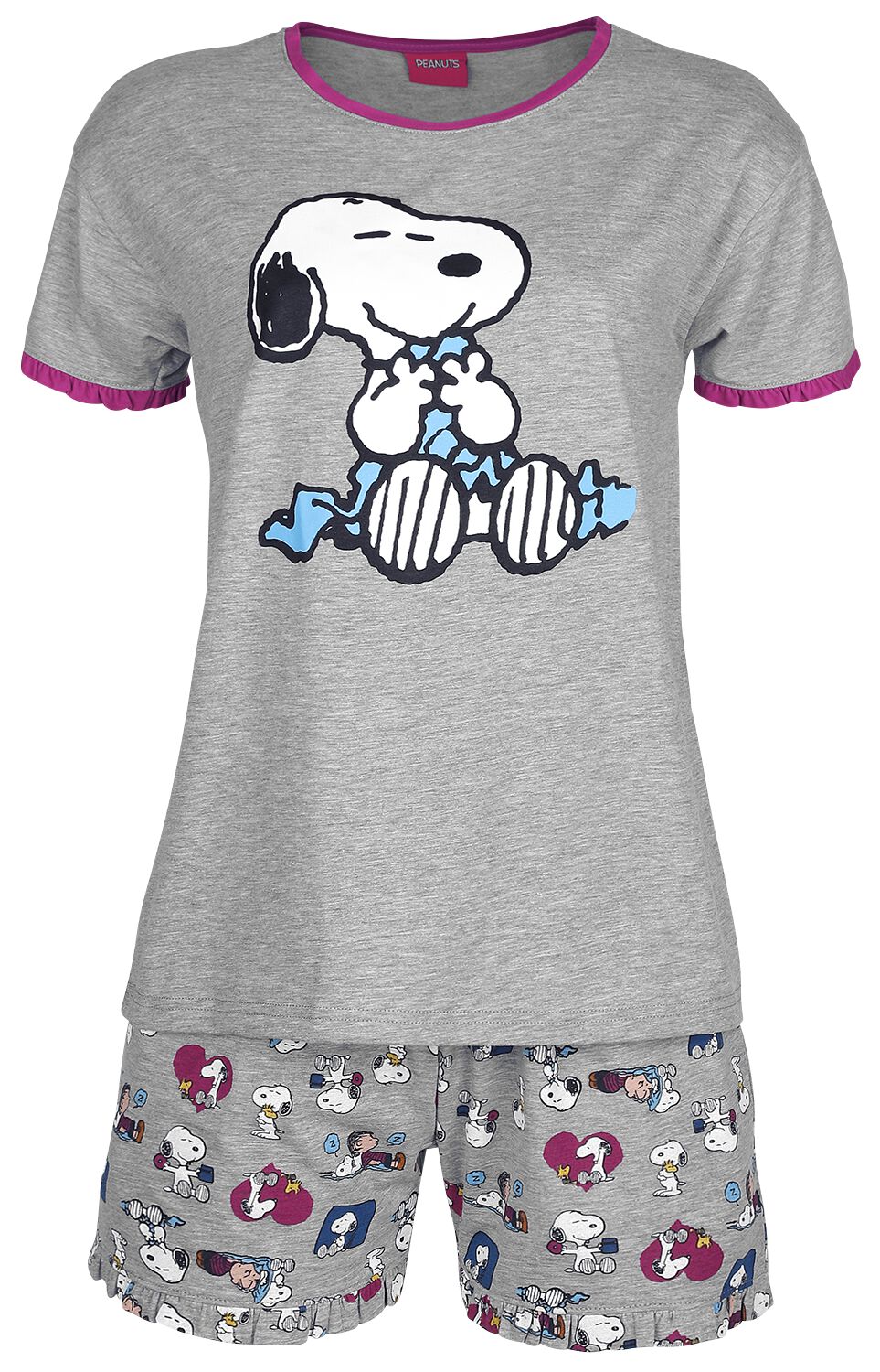 Peanuts Snoopy - Hearts Pyjama multicolour