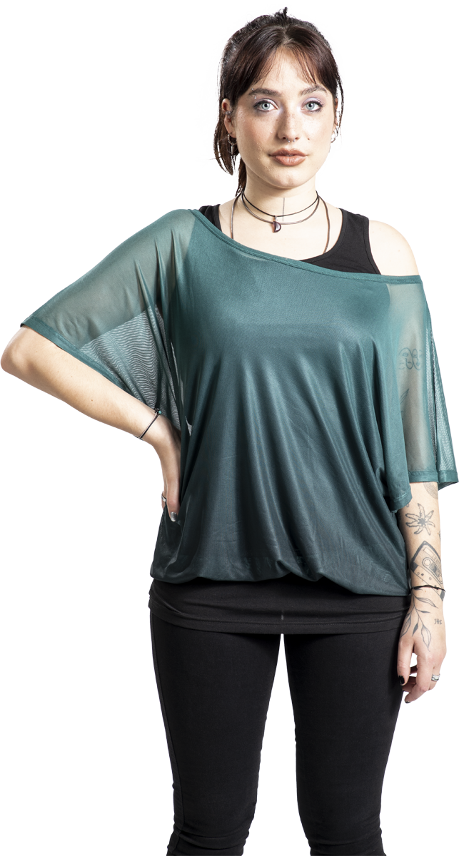 Thumbnail - RED by EMP Double Pack T-Shirt and Top T-Shirt schwarz grün in M