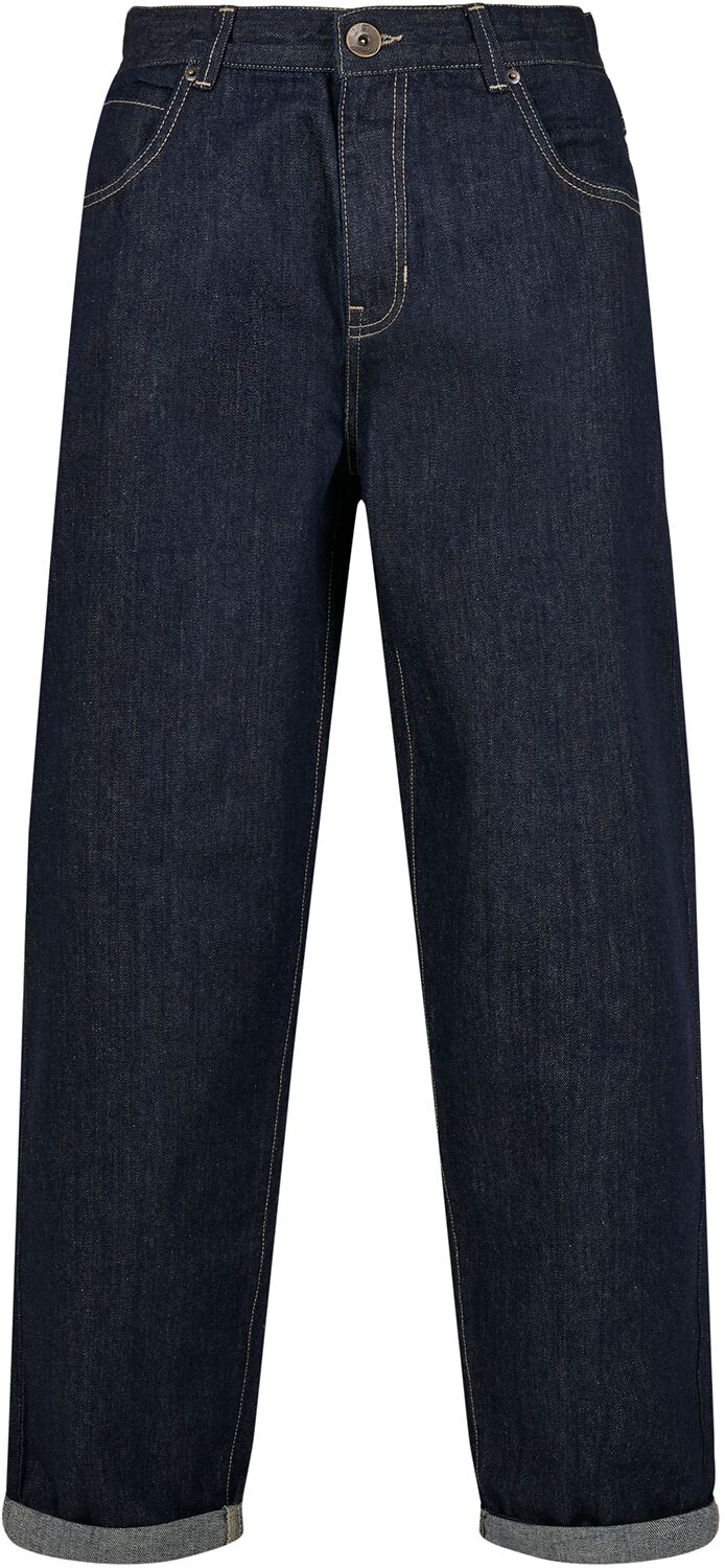 Levně Southpole Denimové kalhoty s výšivkou Southpole Džíny modrá