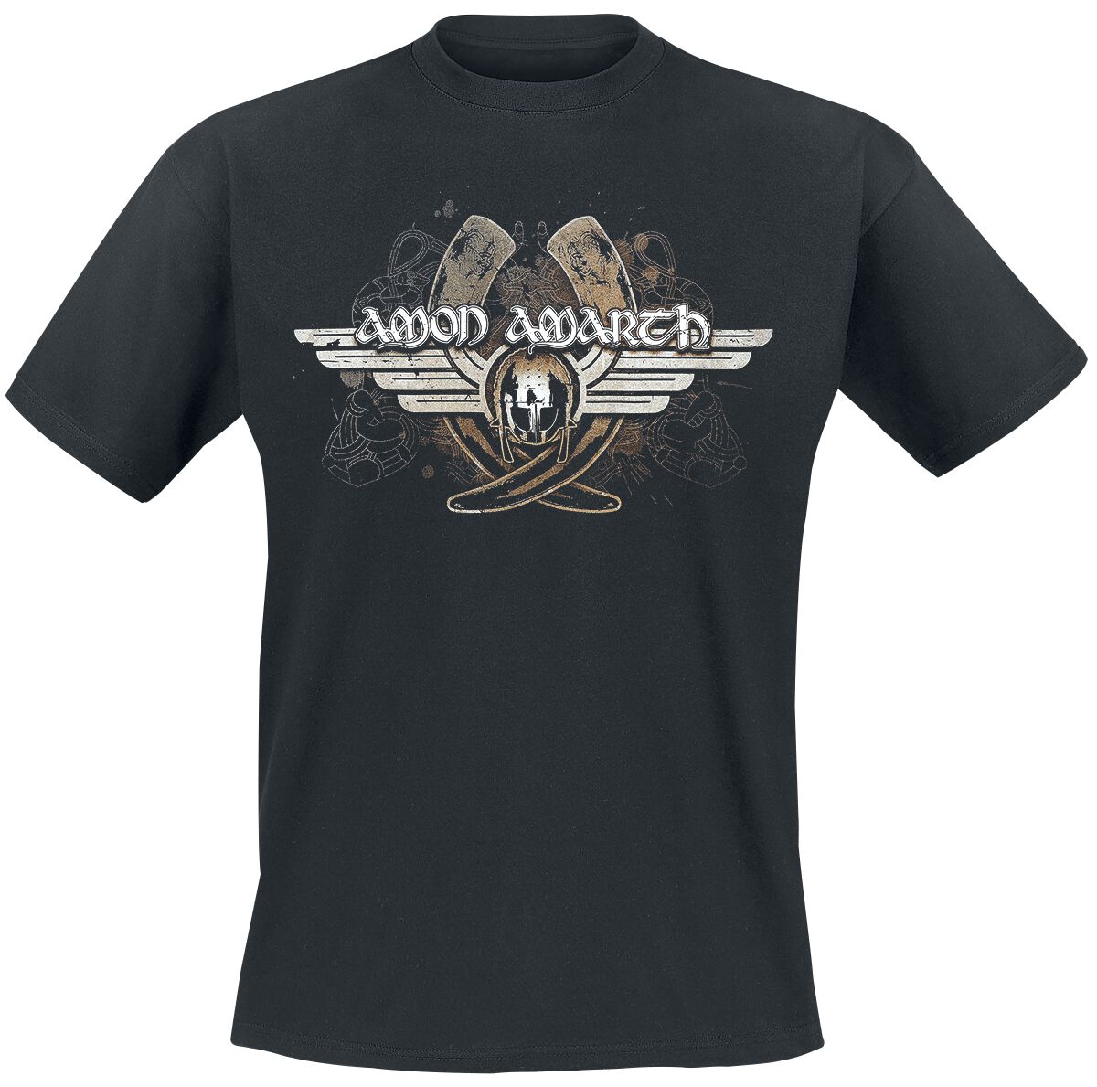 Image of Amon Amarth Horns T-Shirt schwarz