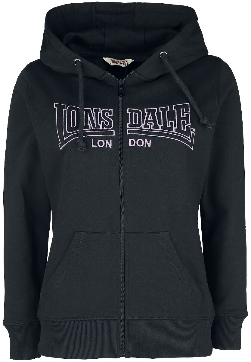 Lonsdale London GOLSPIE Hooded sweater black