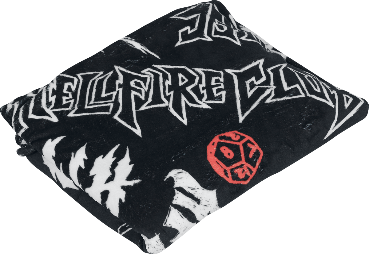 Thumbnail - Stranger Things Season 5 - Hellfire Club Logo - Fleecedecke Decke multicolor